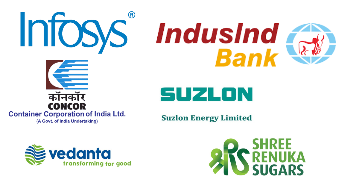 Stocks News: IndusInd Bank, Infosis, Suzlon Energy, Container Corp, Vedanta, Shree Renuka Sugars