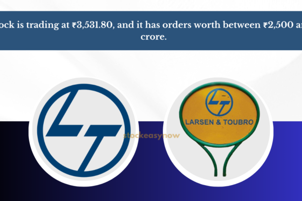 L&T stock is trading at ₹3,531.80, and it has orders worth between ₹2,500 and 5000 crore.