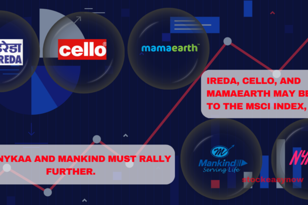 IREDA, Cello, and Mamaearth may be added to the MSCI index, but Nykaa and Mankind must rally further.