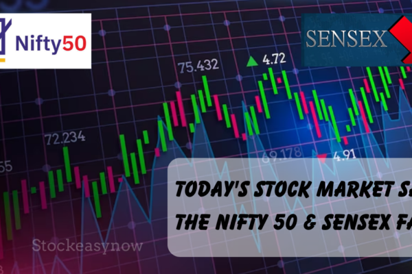 Today's stock market saw the Nifty 50 & Sensex fall