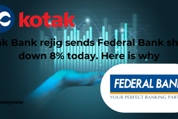 Kotak Bank rejig sends Federal Bank shares down 8% today. Here is why
