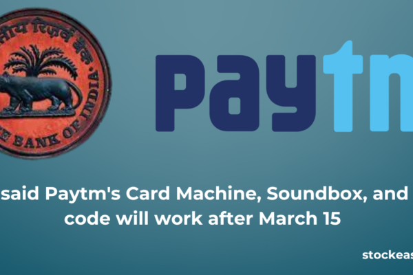RBI said Paytm's Card Machine, Soundbox, and QR code will work after March 15