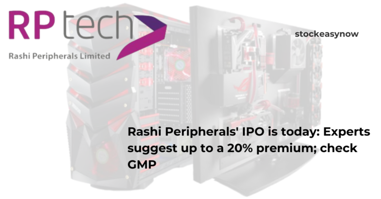 Rashi Peripherals' IPO is today: Experts suggest up to a 20% premium; check GMP