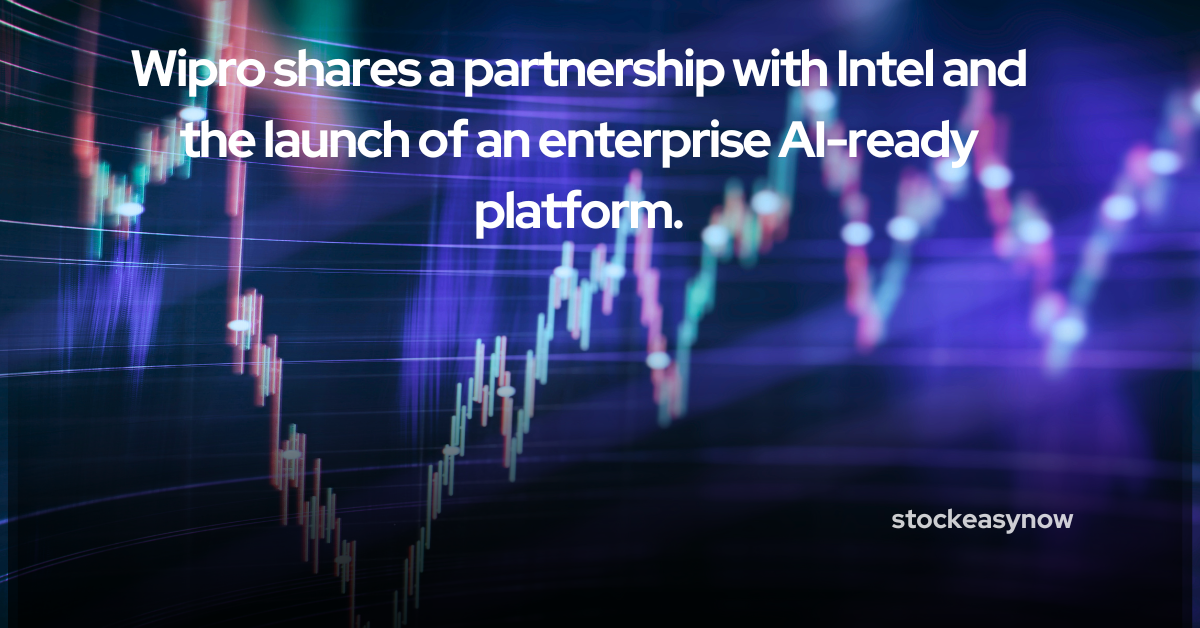 Wipro shares a partnership with Intel and the launch of an enterprise AI-ready platform.