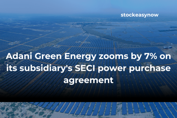 Adani Green Energy zooms by 7% on its subsidiary's SECI power purchase agreement