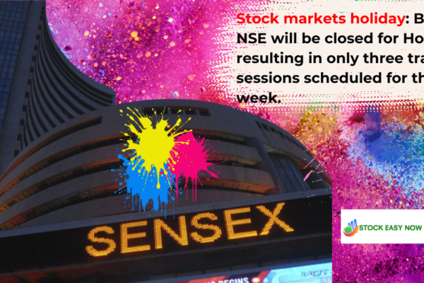 Stock markets holiday: BSE and NSE will be closed for Holi, resulting in only three trading sessions scheduled for this week.