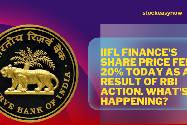 IIFL Finance's Share price fell 20% today as a result of RBI action. What's happening?