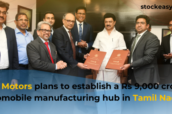Tata Motors plans to establish a Rs 9,000 crore automobile manufacturing hub in Tamil Nadu