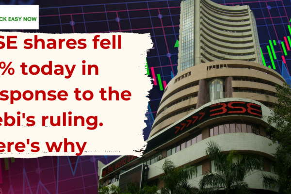 BSE shares fell 19% today in response to the Sebi's ruling. Here's