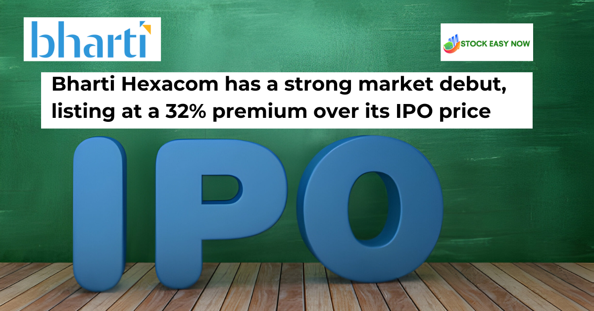 Bharti Hexacom has a strong market debut, listing at a 32%