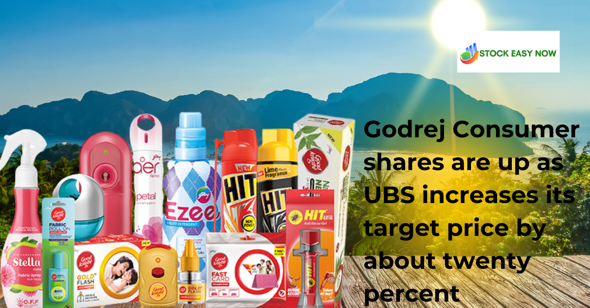 Godrej Consumer shares are up as UBS increases its target price