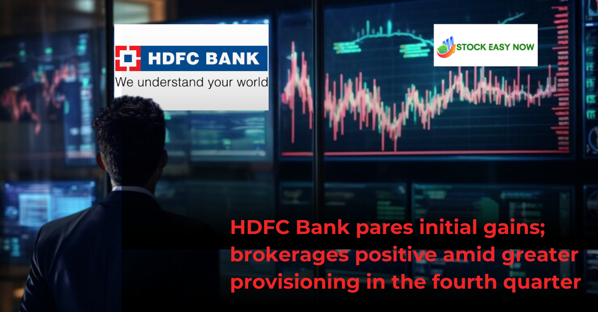 HDFC Bank pares initial gains; brokerages positive amid greater