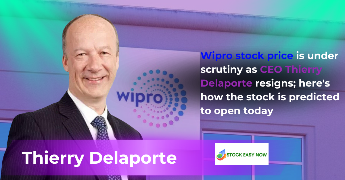 Wipro stock price is under scrutiny as CEO Thierry Delaporte