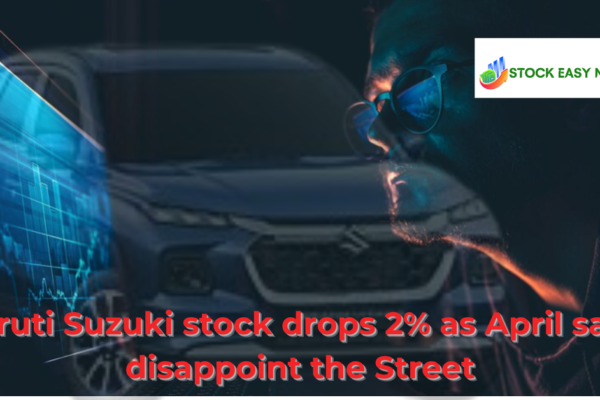 Maruti Suzuki stock drops 2% as April sales disappoint the Street