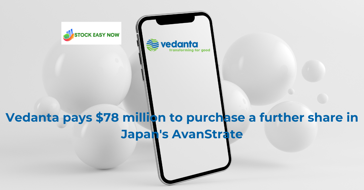 Vedanta pays $78 million to purchase a further share in Japan's