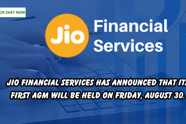 Jio Financial Services has announced that its first AGM will be held on Friday, August 30.