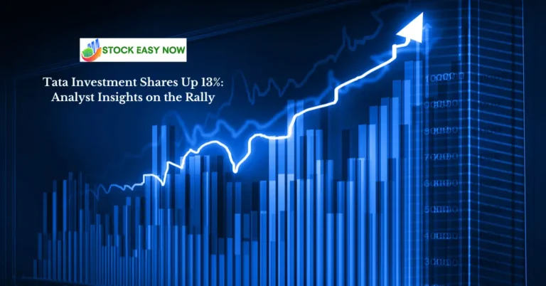 Tata Investment Shares Up 13% Analyst Insights on the Rally